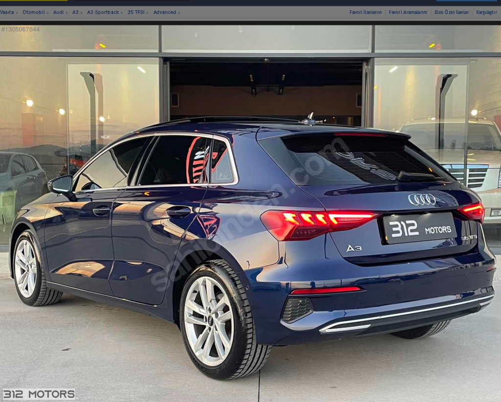 A3 Sportback 35 TFSI Advanced